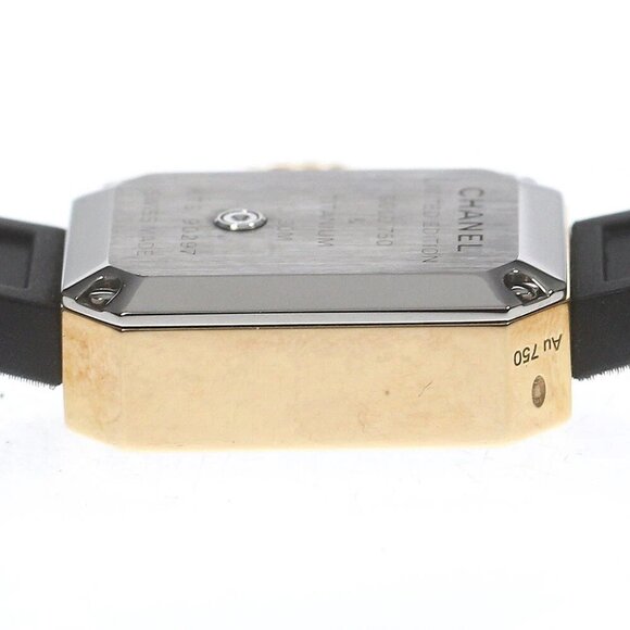 CHANEL Premiere Camellia Collection Black Dial Quartz Ladies Watch - Picture 5 of 9